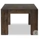 Abaso Ebony Rustic Wormwood Oak 86" Rectangular Dining Table