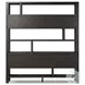 Noeline Smoked Black Oak Wide Bookcase
