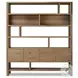 Noeline Worn Oak Wide Bookcase