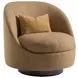 Genevieve Masami Upholstered Swivel Chair with Pillow