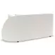 Genevieve Ivory 87" Sofa with Pillows
