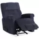 Classic Nocturne Performance Fabric Glider Recliner
