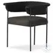 Carrie Ellor Black Outdoor Dining Chair