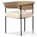 Carrie Ellor Beige Outdoor Dining Chair