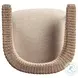 Carrie Ellor Beige Outdoor Dining Chair