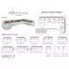 Ava White 4 Piece Modular Sectional with Pillows