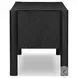 Ezri Carved Black Oak 71" Drawer Desk