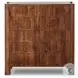 Ezri Cocoa Oak 2 Door Bar Cabinet