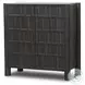 Ezri Black Oak 2 Door Bar Cabinet