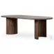 Paden Stained Toasted Brown Outdoor 94" Oval Dining Table