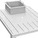 Nash Outdoor Seating Buff 7 Piece Outdoor Modular Sectional with Coffee Table