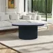 Auden Black Round Occasional Table Set