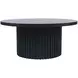 Auden Black Round Occasional Table Set