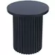 Auden Black Round End Table