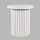 Auden White Round Occasional Table Set