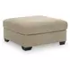 SimpleJoy Sand Upholstered Square Oversized Accent Ottoman