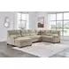 SimpleJoy Sand 3 Piece Modular Sectional with LAF Chaise