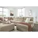 SimpleJoy Sand 3 Piece Modular Sectional with RAF Chaise