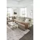 SimpleJoy Sand 3 Piece Modular Sectional with RAF Chaise