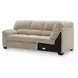 SimpleJoy Sand 3 Piece Modular Sectional with RAF Chaise