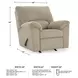 SimpleJoy Sand Rocker Recliner