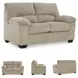 SimpleJoy Sand 63" Loveseat
