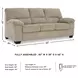 SimpleJoy Sand 83" Sofa