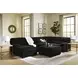 SimpleJoy Onyx Upholstered Square Oversized Accent Ottoman