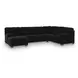 SimpleJoy Onyx 3 Piece Modular Sectional with LAF Chaise