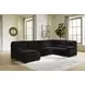 SimpleJoy Onyx 3 Piece Modular Sectional with LAF Chaise