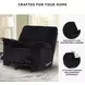 SimpleJoy Onyx Rocker Recliner