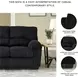 SimpleJoy Onyx 63" Loveseat