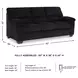 SimpleJoy Onyx 83" Sofa