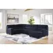 SimpleJoy Navy 3 Piece Modular Sectional with RAF Chaise