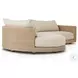 Sylvan Casa Cream Outdoor 2 Piece Sectional with LAF Chaise