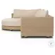 Sylvan Casa Cream Outdoor 2 Piece Sectional with LAF Chaise