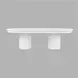 Auden White Extendable Oval Dining Table