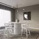 Auden White 5 Piece Counter Height Dining Set