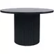 Auden Black 48" Round Dining Table