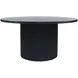 Auden Black 60" Round Dining Table