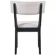 Beck White Upholstered Dining Chair Set of 2