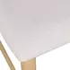 Beck White and Natural Upholstered Counter Height Stool Set of 2