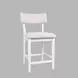 Beck White Upholstered Counter Height Stool Set of 2