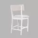 Beck White Upholstered Counter Height Stool Set of 2