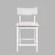 Beck White Upholstered Counter Height Stool Set of 2