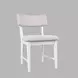 Beck Gray Upholstered Dining Chair Set of 2