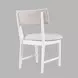 Beck Gray Upholstered Dining Chair Set of 2