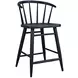 Auden Black and Chestnut 5 Piece Counter Height Dining Set