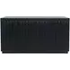 Maven Black 4 Door Sideboard Cabinet