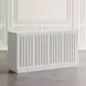 Maven White Fluted 4 Door Sideboard
